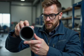 Tubes en inox ronds pour échappements automobiles modernes et durables