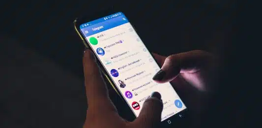 person using smartphone