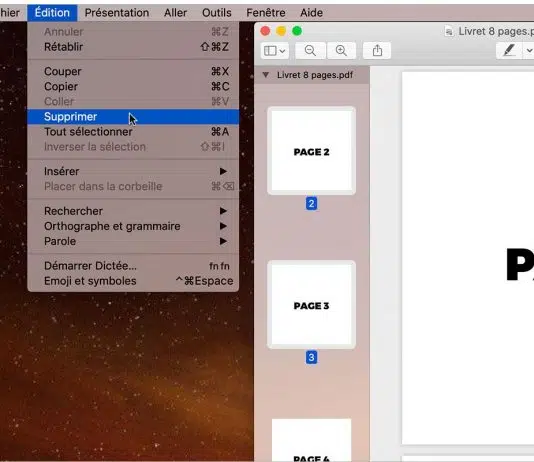 Comment supprimer les pages fichier PDF ?